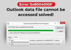 How To Fix Outlook Error 0x8004010f
